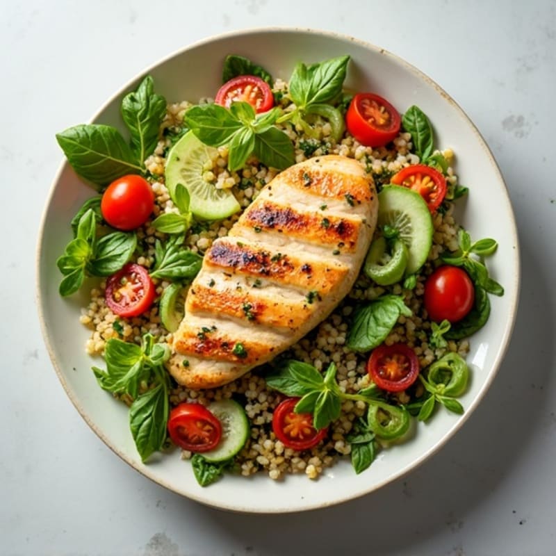 Fresh Herb Chicken and Quinoa Salad