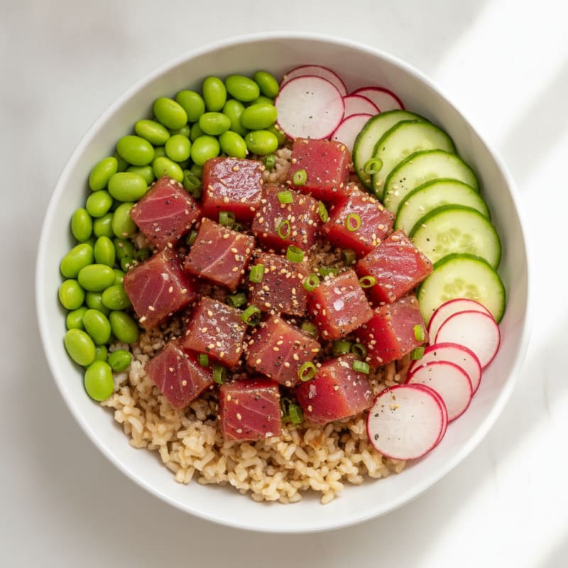 Hawaiian Ahi Tuna Poke Bowl