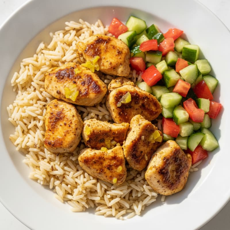Chicken Shawarma Rice Bowl