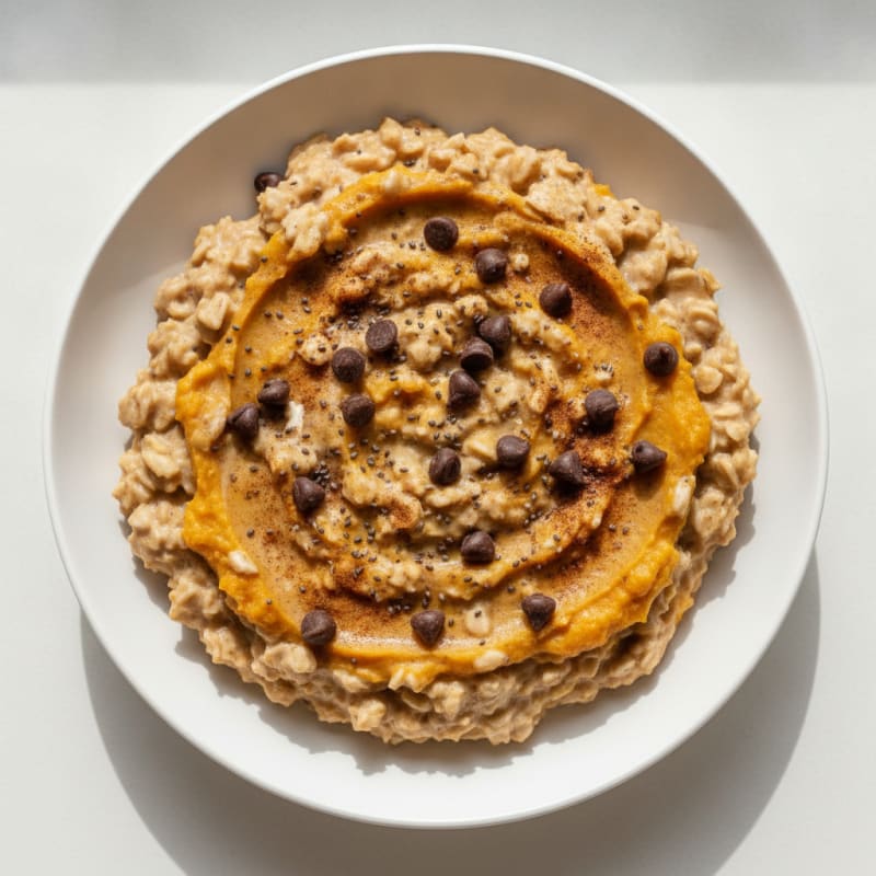 Pumpkin Spice Protein Overnight Oats