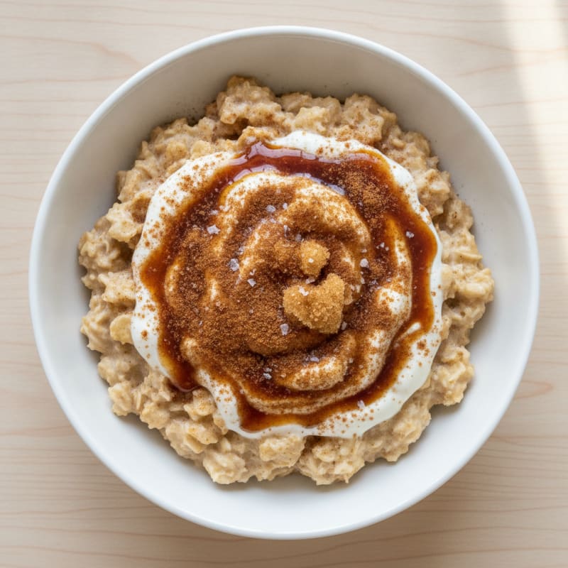 High-Protein Maple Brown Sugar Oatmeal