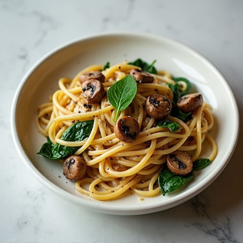 Silky Truffle Mushroom Pasta