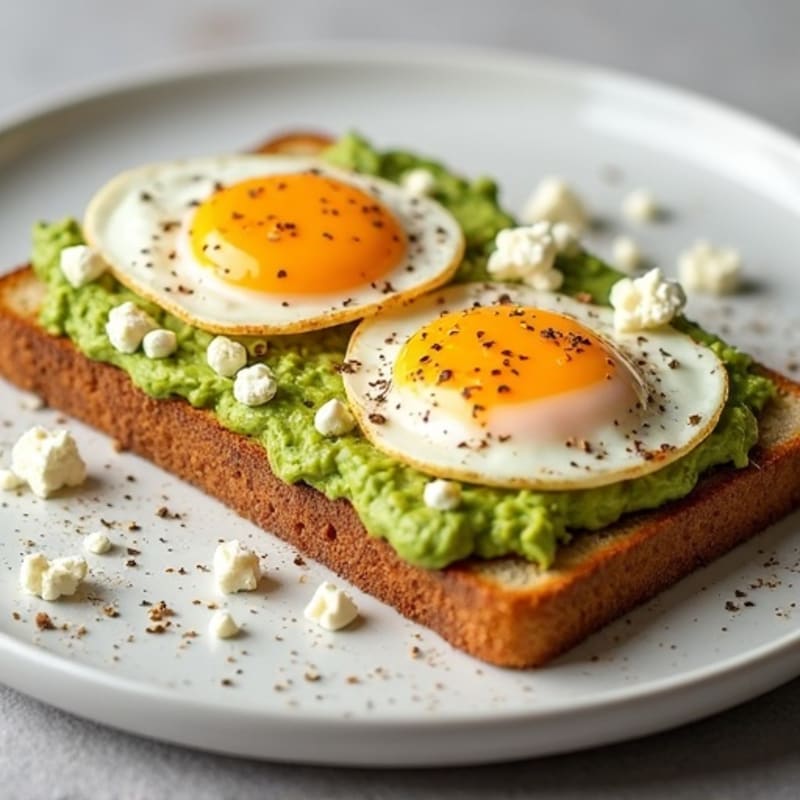 Creamy Avocado Toast with Jammy Eggs and Fresh Everything Seasoning
