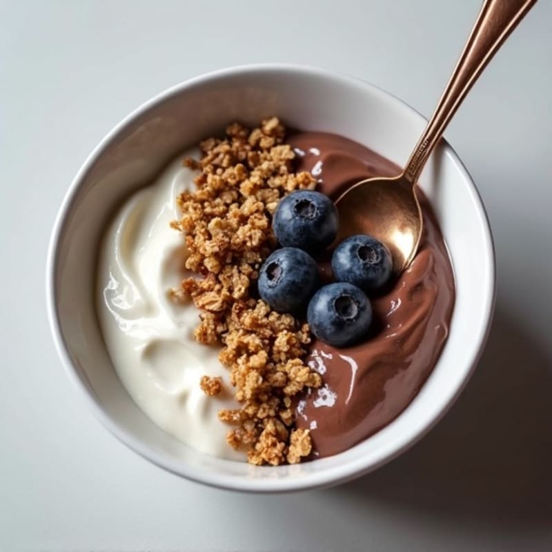 Silky Chocolate Protein Yogurt Bowl