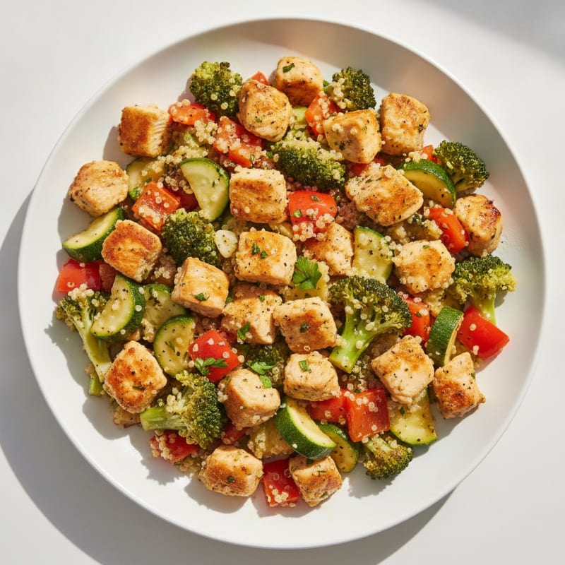 Hearty Chicken and Vegetable Skillet