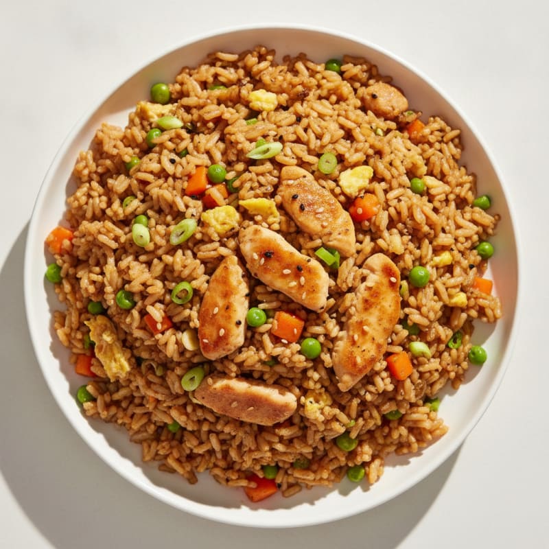 Savory Chicken and Vegetable Fried Rice