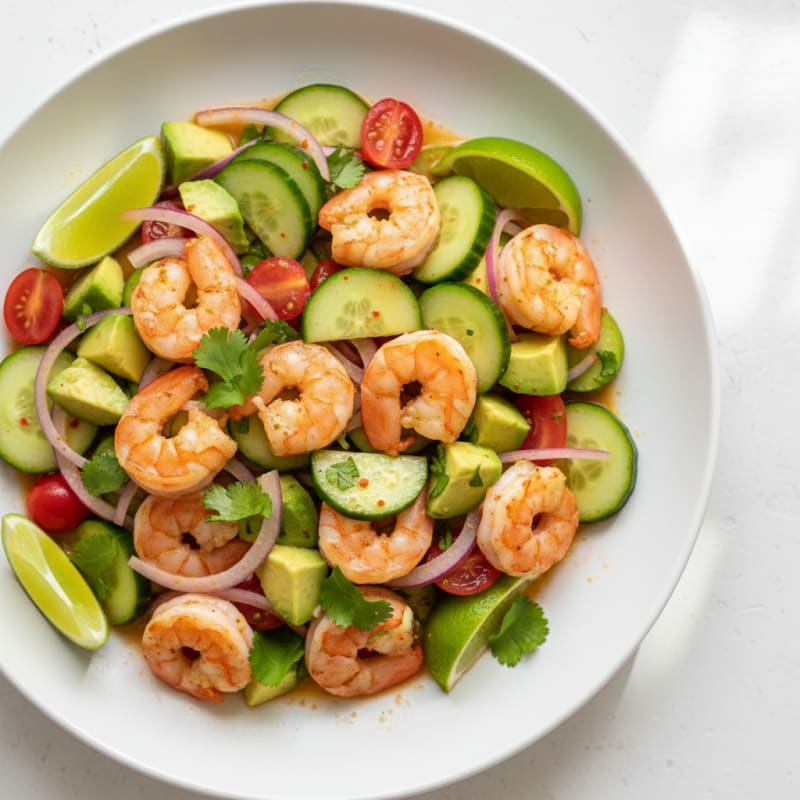 Zesty Chili-Lime Shrimp Ceviche with Avocado