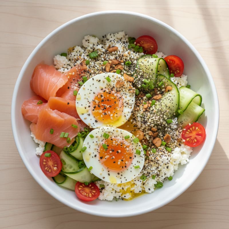 Savory Cottage Cheese Breakfast Bowl