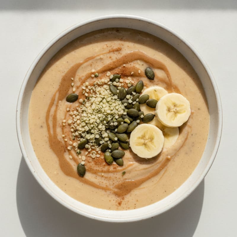 Almond Butter Banana Power Smoothie