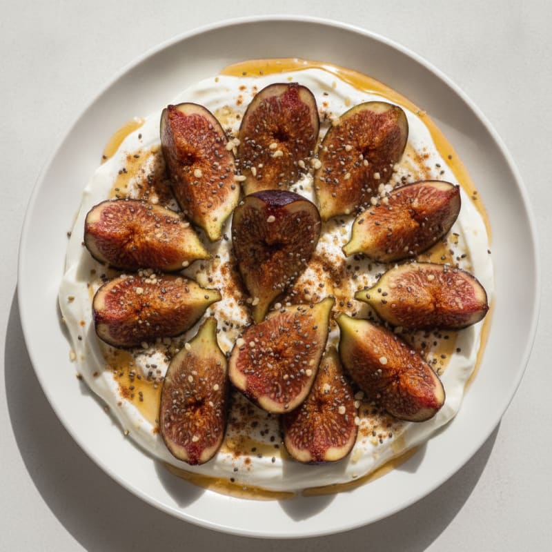 Greek Yogurt with Figs and Chia Seeds