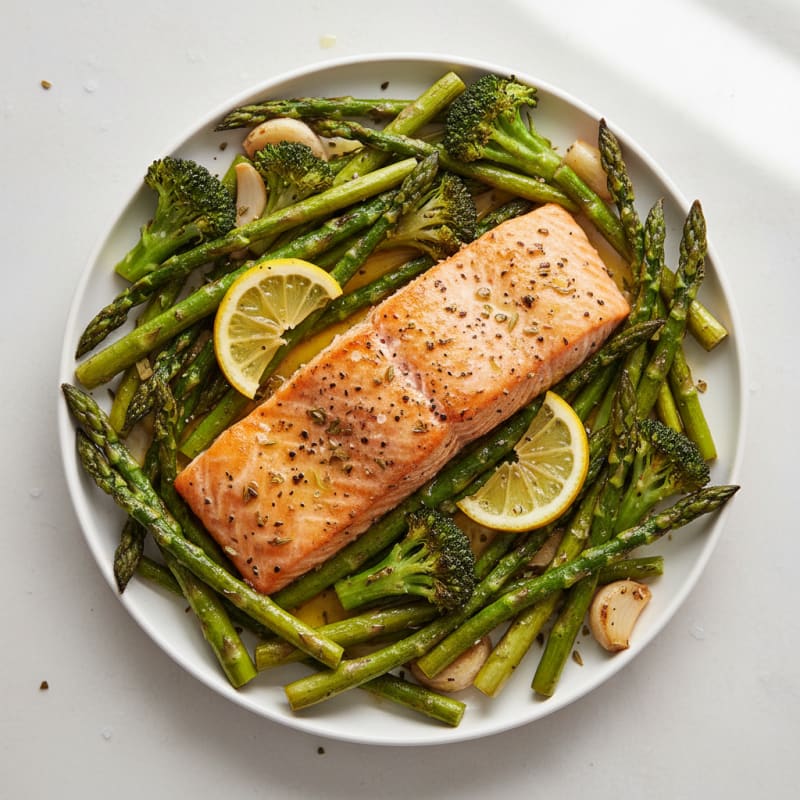Sheet Pan Lemon Herb Salmon