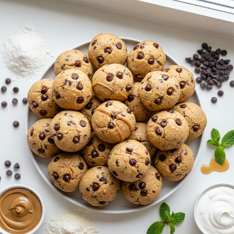 Chewy Chocolate Chip Cookie Dough Bites