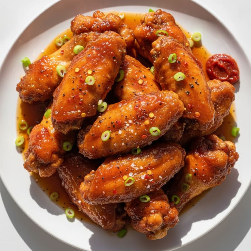 Sweet and Spicy BBQ Chicken Wings