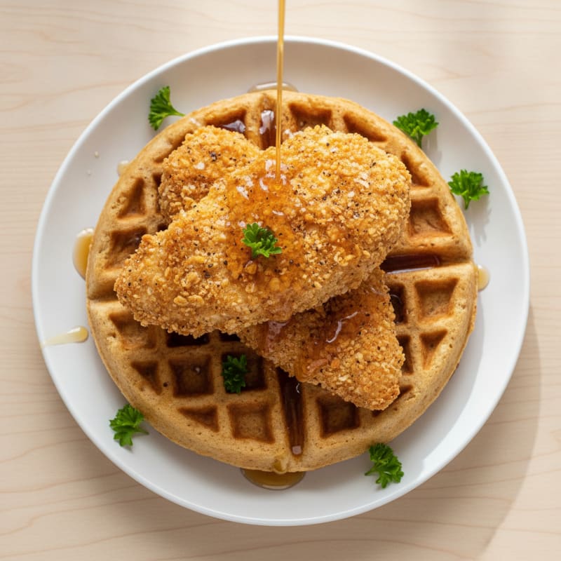 Golden Chicken & Waffles