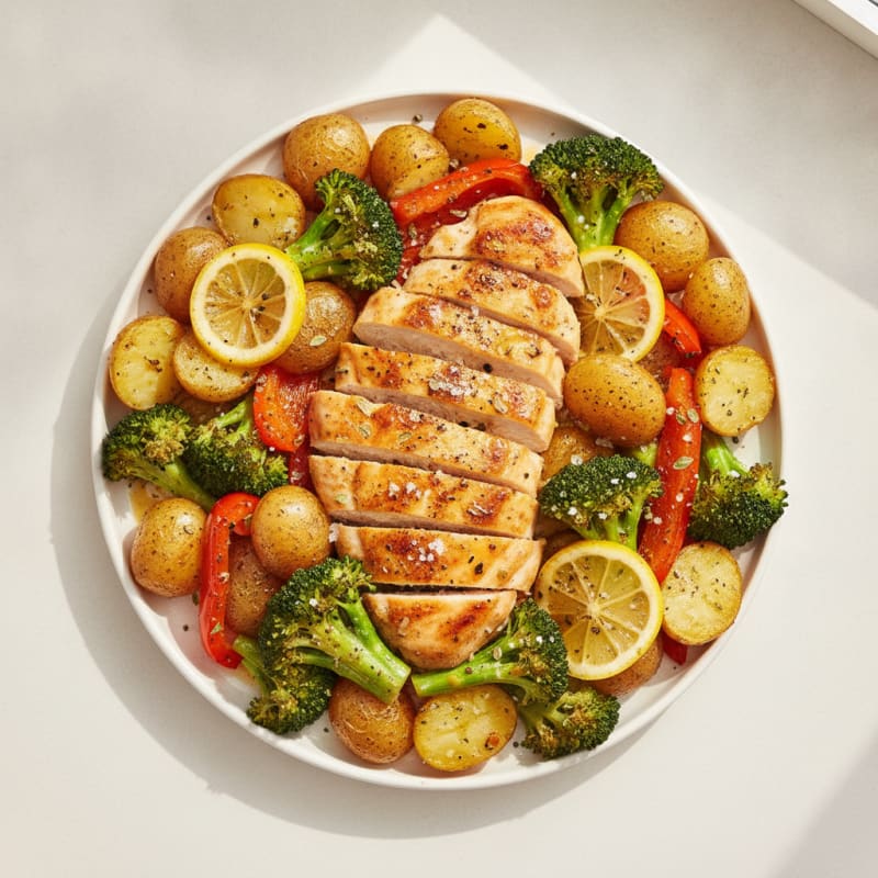 Sheet Pan Lemon Herb Chicken