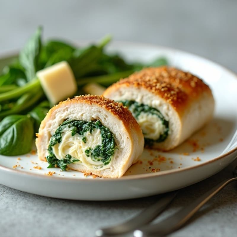 Creamy Spinach Artichoke Stuffed Chicken Breast