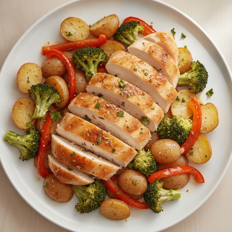 Sheet Pan Lemon Herb Chicken