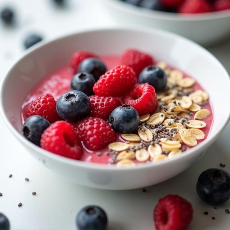 Creamy High-Protein Berry Oats