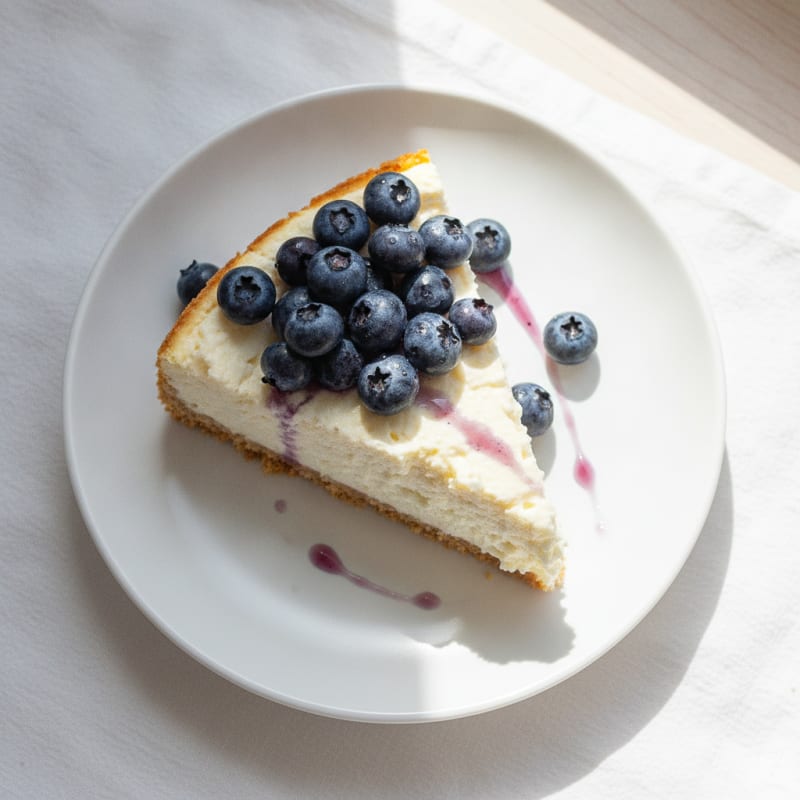 Creamy Cottage Cheese Protein Cheesecake