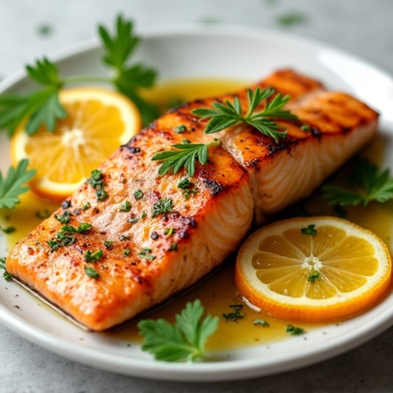 Citrus-Herb Grilled Salmon with Fresh Herbs