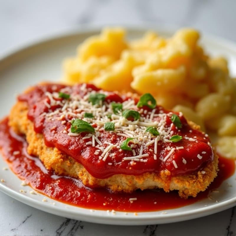 Crispy Baked Chicken Parm with Fresh Marinara