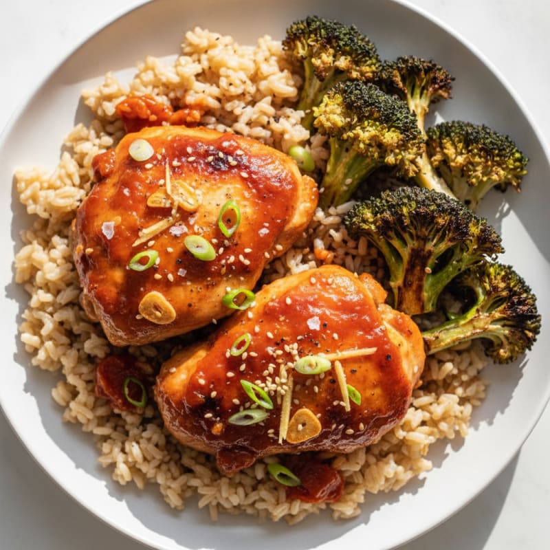 Gochujang Baked Chicken Thighs