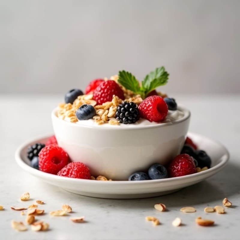Creamy Protein Yogurt Bowl with Egg White Protein