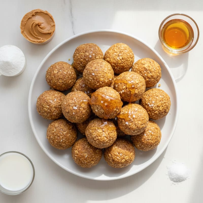 Peanut Butter Honey Protein Bites