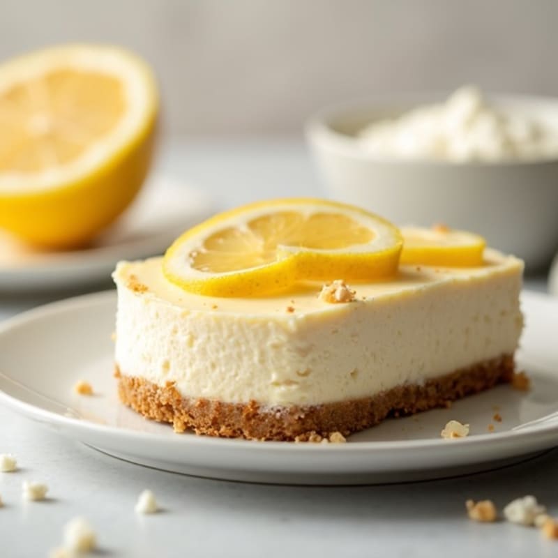 Silky Greek Yogurt Protein Cheesecake