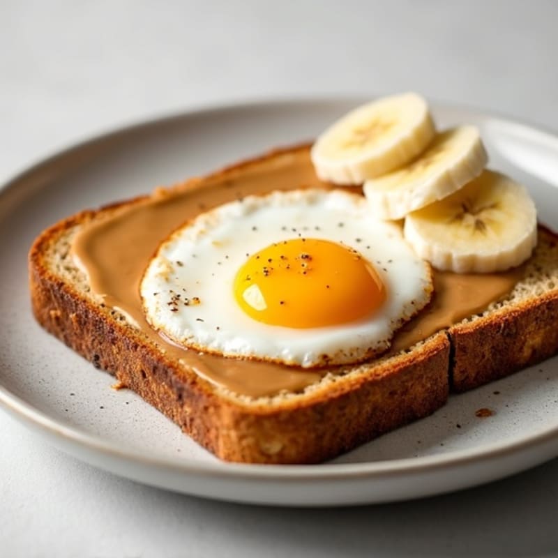 Energy-Packed Almond Butter Banana Toast