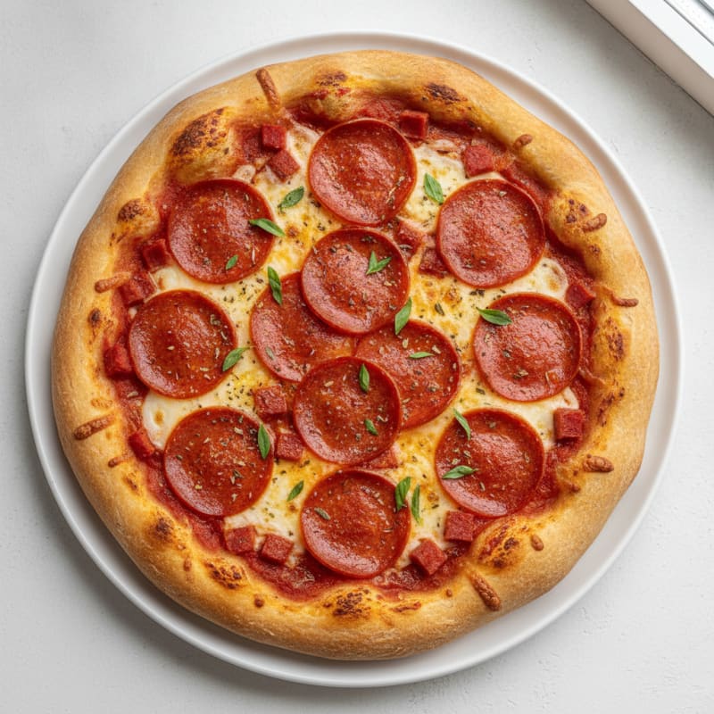 Pepperoni Stuffed Crust Pizza