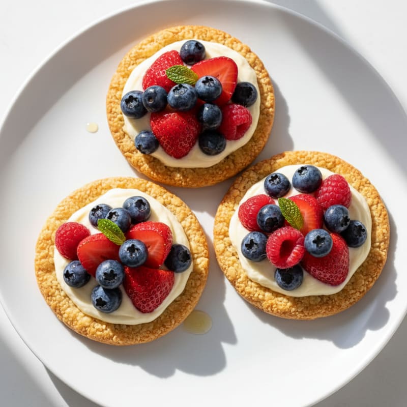 Almond Flour Berry Tartlets