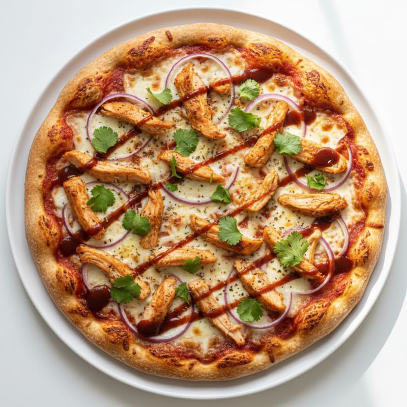 High-Protein BBQ Chicken Pizza