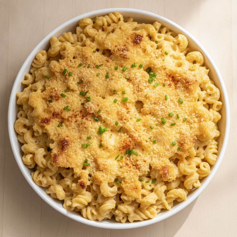 High-Protein Baked Macaroni and Cheese