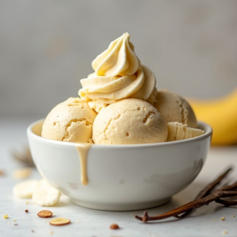 Creamy Protein-Packed Vanilla Bean Nice Cream