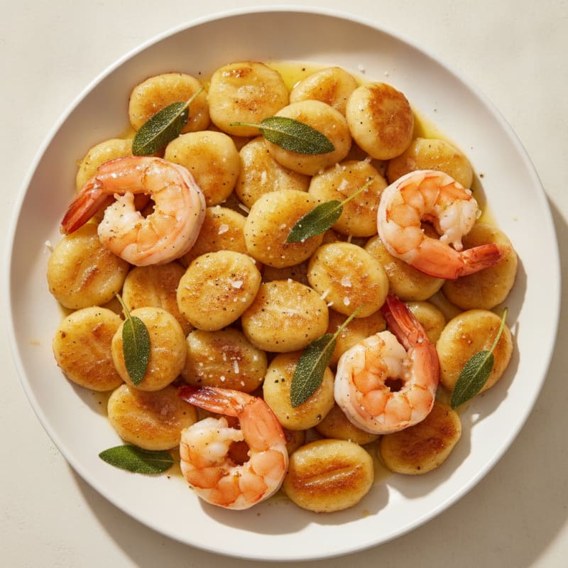Ricotta Gnocchi with Sage Butter Sauce