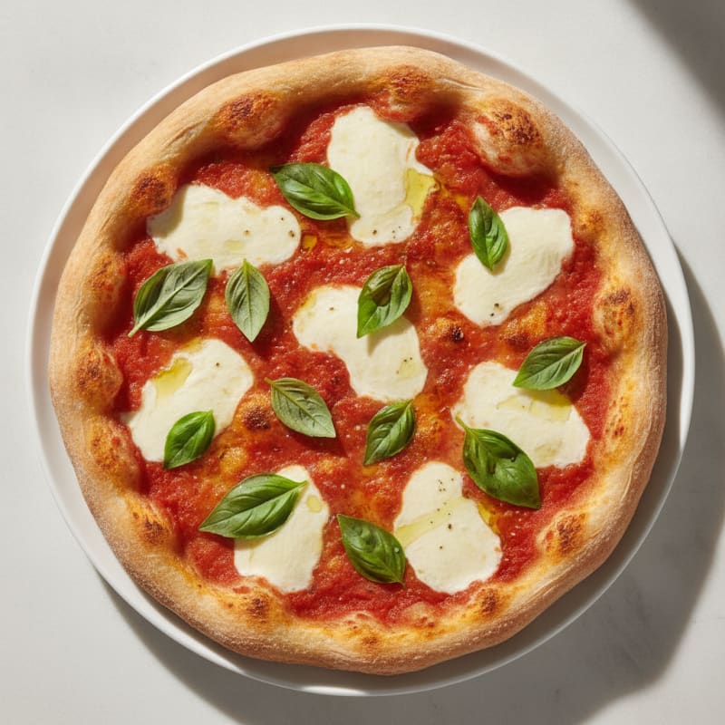 Classic Margherita Pizza with Fresh Basil
