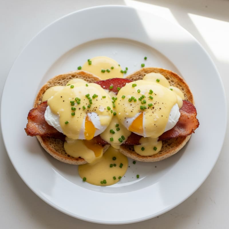 Classic Eggs Benedict with Hollandaise