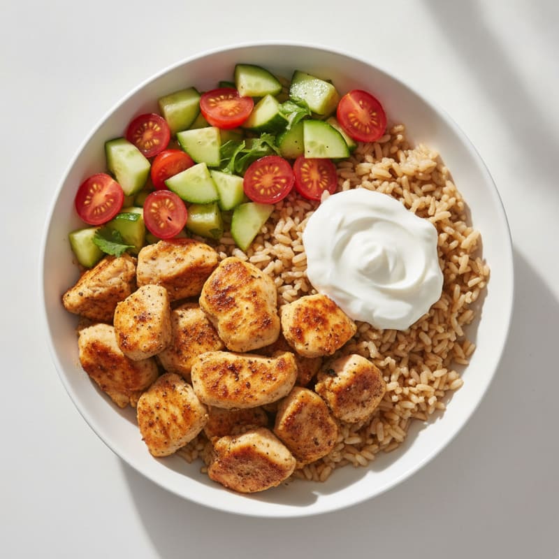 Chicken Shawarma Rice Bowl