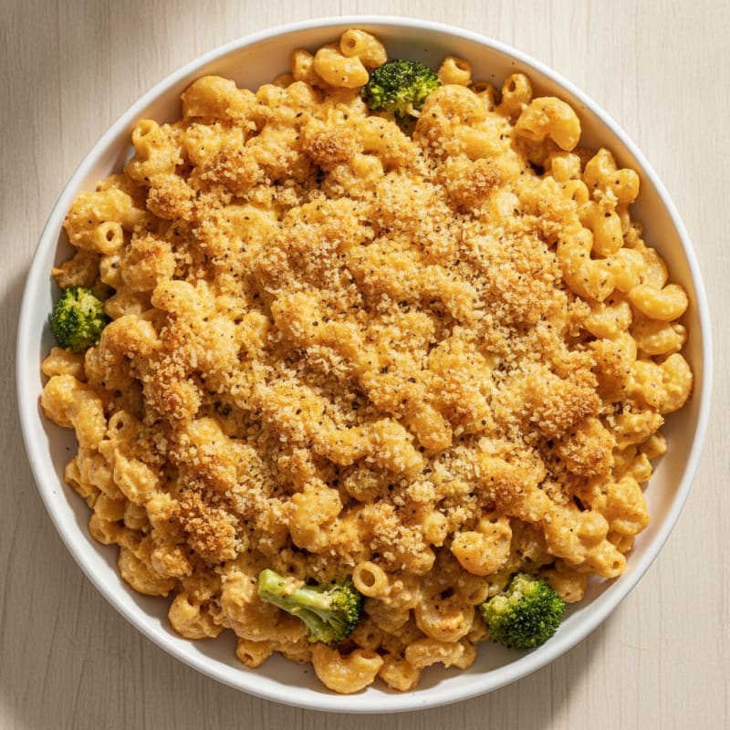 High-Protein Baked Macaroni and Cheese