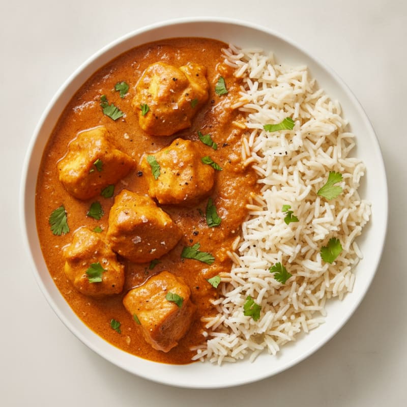Spiced Butter Chicken with Basmati Rice