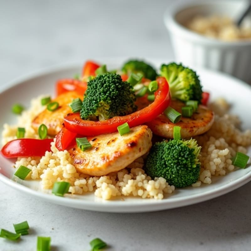 Cauliflower Rice Chicken Stir-Fry