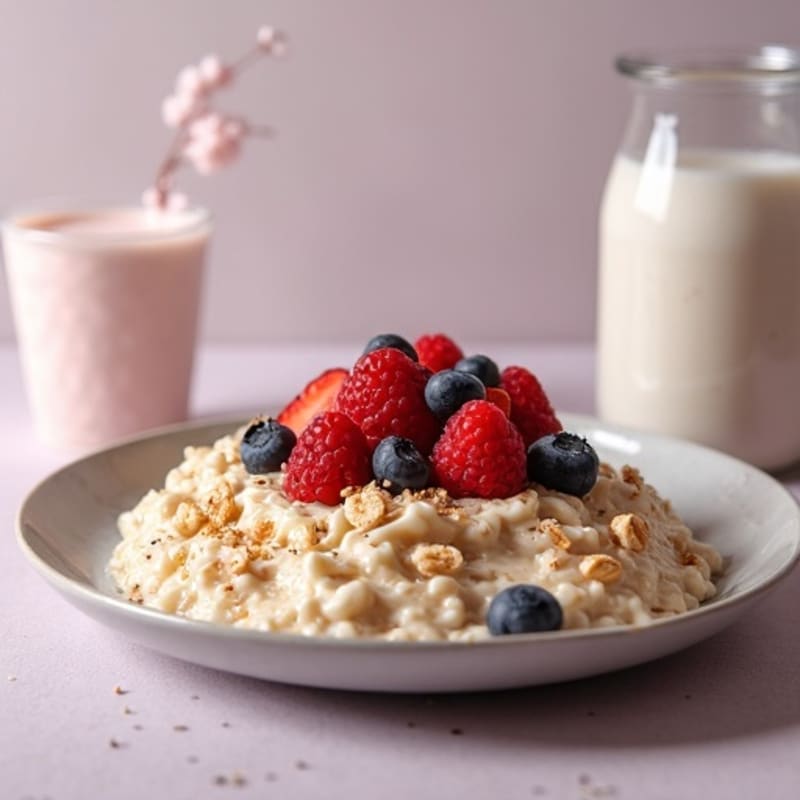 Protein-Packed Vanilla Berry Overnight Oats