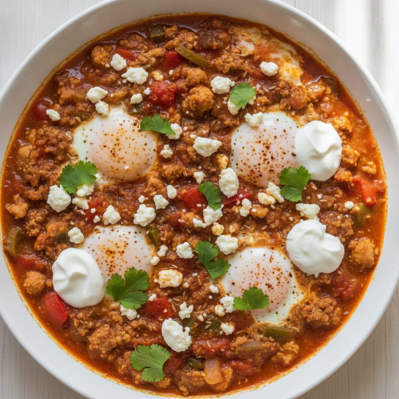 Hearty Shakshuka with Feta and Herbs
