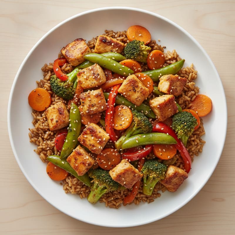 Spicy Teriyaki Chicken and Vegetable Stir-Fry