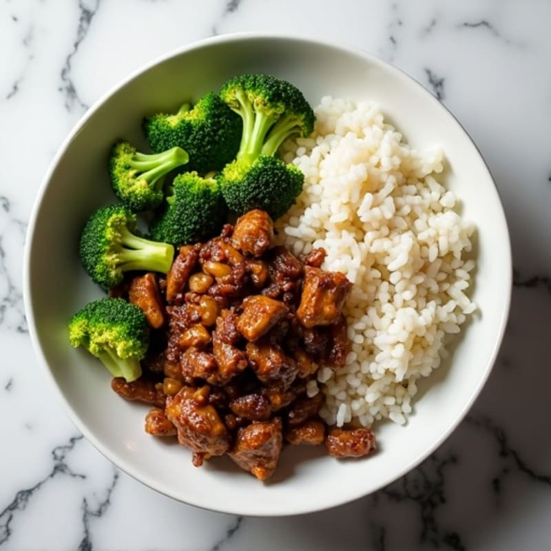 Ginger-Garlic Beef and Broccoli Rice Bowl