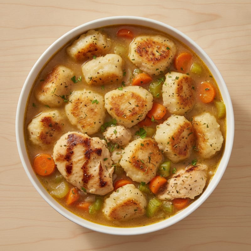 Homestyle Chicken and Herb Dumplings
