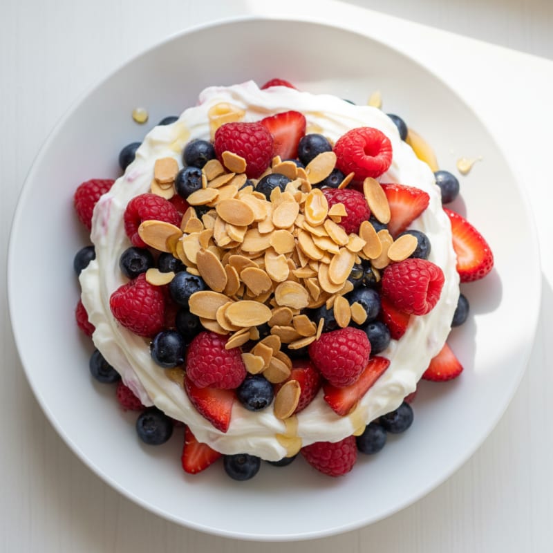 Creamy Greek Yogurt Protein Parfait with Mixed Berries