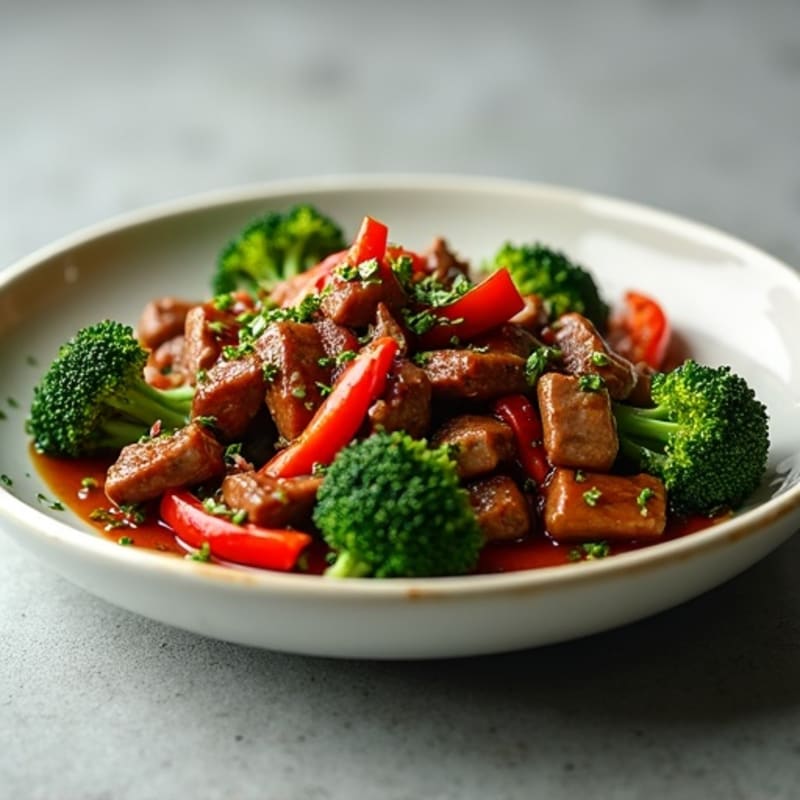 Savory Beef and Crispy Broccoli Stir-Fry