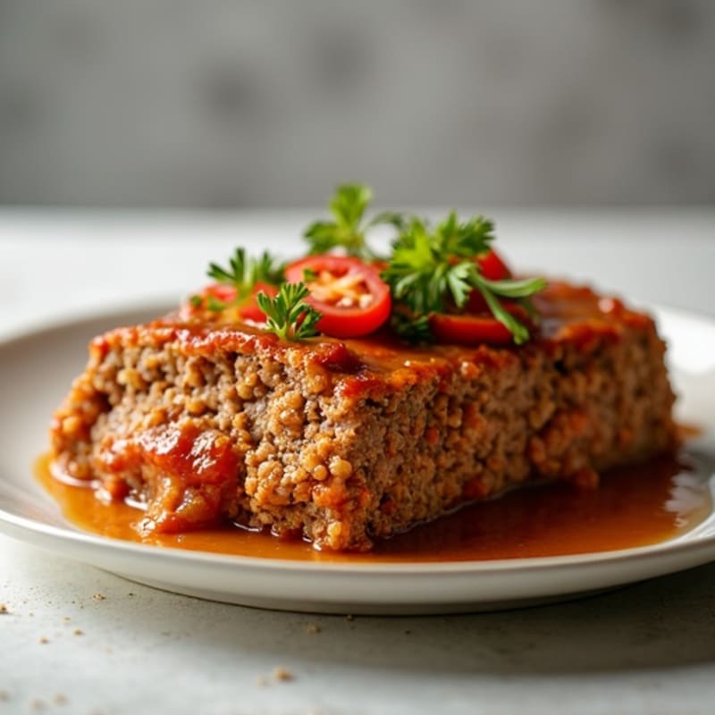 Lean Meatloaf with Savory Gravy
